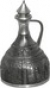  Бутылочка для наливок, олово, обьёмное литьё (арт.026) 